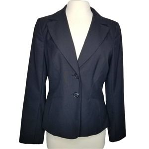 Ann Taylor Notched Two Button Double Button Blazer 10